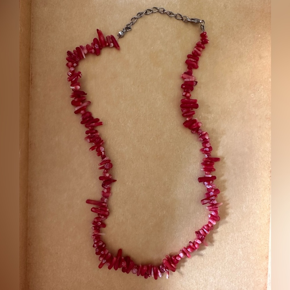 Red coral necklace 🪸♥️